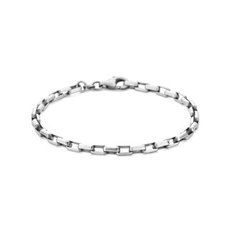 Blinckers Jewellery Huiscollectie BJ Armband 11.01818 Zilver Geoxideerd Ankerschakel  4.0mm 20cm