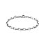 Blinckers Jewellery Huiscollectie BJ Armband 11.01818 Zilver Geoxideerd Ankerschakel  4.0mm 20cm