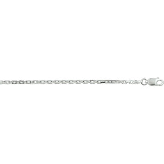 Blinckers Jewellery Huiscollectie BJ Collier 10.15537 Zilver Ankerschakel 2.1mm 50cm
