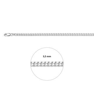 Blinckers Jewellery Huiscollectie BJ Collier 10.01792 Zilver Gourmette 3.5mm 50cm