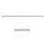 Blinckers Jewellery Huiscollectie BJ Collier 10.01792 Zilver Gourmette 3.5mm 50cm
