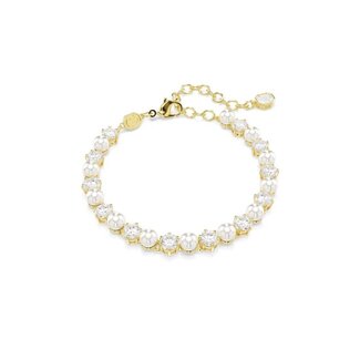 Swarovski Swarovski Armband 5742026 Matrix Goudkleurige Plating met Kristallen en Parels