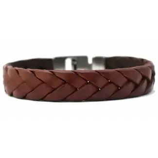 Josh Josh Armband  24353 Leer Bruin 21cm
