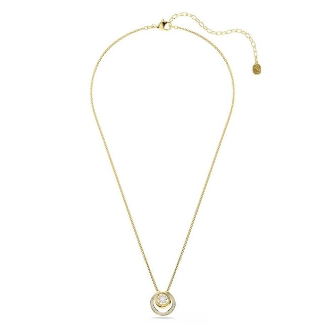 Swarovski Swarovski Collier 5738248 Hyperbola Geelgouden Plating met Kristallen