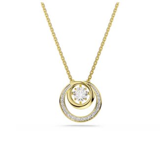 Swarovski Swarovski Collier 5738248 Hyperbola Geelgouden Plating met Kristallen