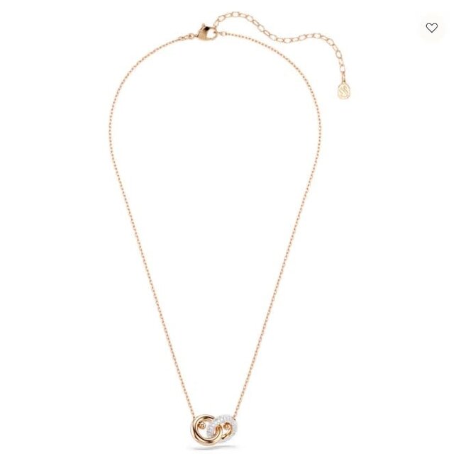 Swarovski Swarovski Collier 5738200 Dextera Rose en Zilverkleurige Plating met Kristallen