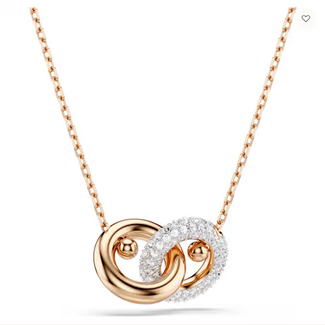 Swarovski Swarovski Collier 5738200 Dextera Rose en Zilverkleurige Plating met Kristallen