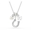 Swarovski Swarovski Collier 5736247 Symbolica Zilverkleurige Plating Bedels met Kristallen 38-45cm