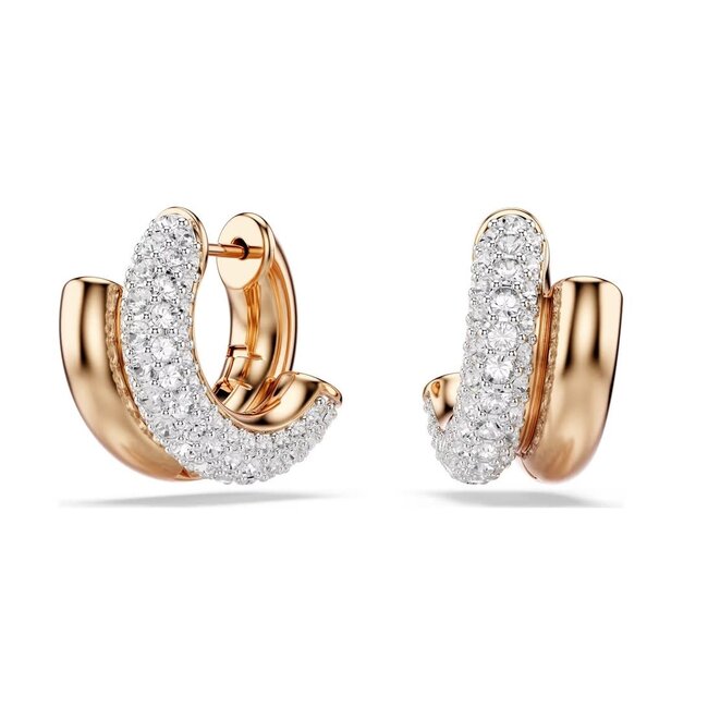 Swarovski Swarovski Oorbellen 5738198 Dextera Rosekleurige Plating met Kristallen