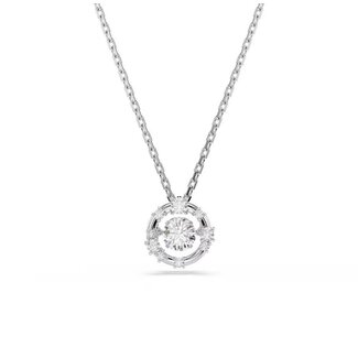 Swarovski Swarovski Collier 5738247 Constella met Zilverkleurige Plating met Ronde Steen