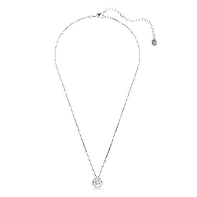 Swarovski Swarovski Collier 5738247 Constella met Zilverkleurige Plating met Ronde Steen