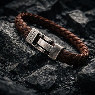 Josh Josh Armband 24979  Leer Cognac  23cm