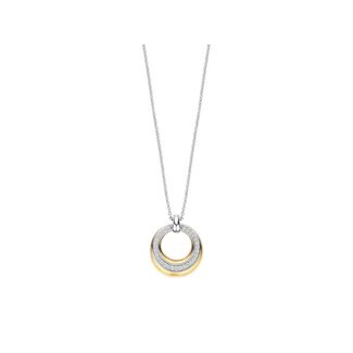 Ti Sento Milano Ti Sento Collier 34119ZY/42 Zilver Bi-color met Zirkonia 38-48cm