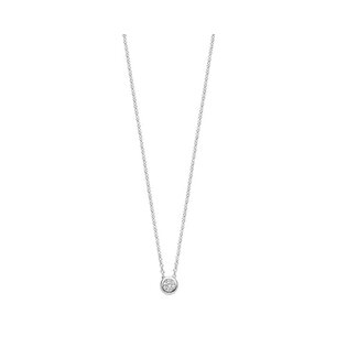 Ti Sento Milano Ti Sento Collier 34124ZI/42 Zilver met Zirkonia Rondzetting 38-48cm
