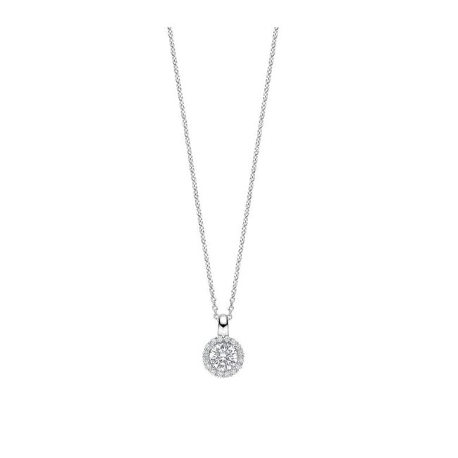 Ti Sento Milano Ti Sento Collier 34123ZI/42 Zilver met Zirkonia 38-48cm