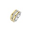 Ti Sento Milano Ti Sento Ring 12409ZY/58 Zilver Bi-color met Zirkonia Maat 58