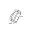 Ti Sento Milano Ti Sento Ring 12422ZI/54 Zilver met Zirkonia Maat 54