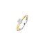 Ti Sento Milano Ti Sento Ring 12110ZY/52 Zilver met Geelgouden Plating en Zirkonia Maat 52