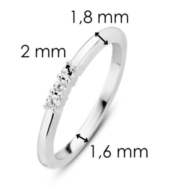 Ti Sento Milano Ti Sento Milano Ring 12133ZI (maat 54)