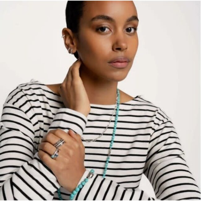 Ti Sento Milano Ti Sento Ring 12317SI/54 Zilver Gerhodineerd Glad Maat 54