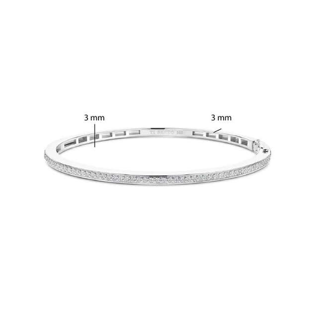 Ti Sento Milano Ti Sento Armband 2889ZI Zilver met Zirkonia 60mm