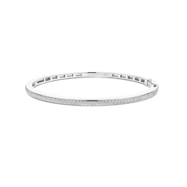Ti Sento Milano Ti Sento Armband 2889ZI Zilver met Zirkonia 60mm