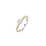 Ti Sento Milano Ti Sento Ring 12109ZY/54 Zilver met Geelgouden Plating en Zirkonia Maat 54