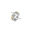 Ti Sento Milano Ti Sento Ring 12318ZY/56 Zilver Bi-color met Zirkonia's Maat 56