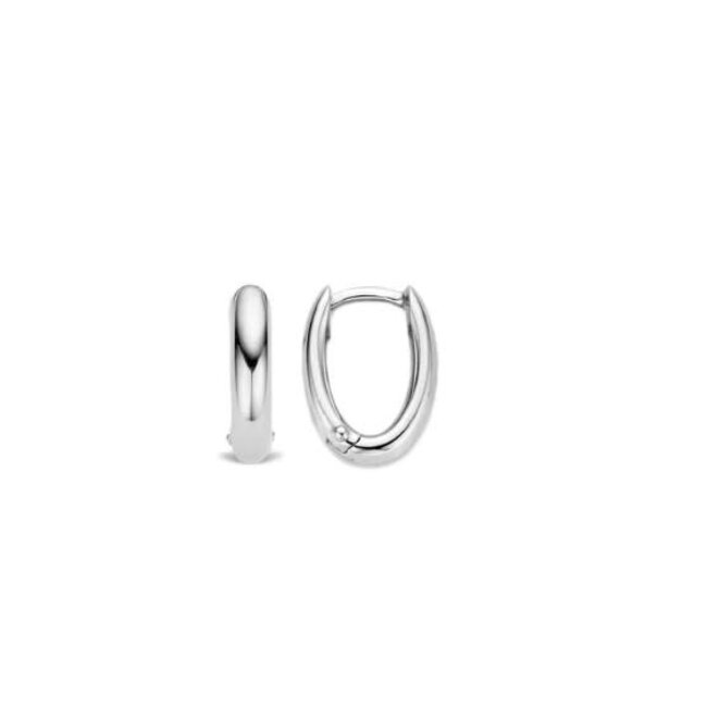 Ti Sento Milano Ti Sento Oorbellen 7759SI Zilver Ovale Oorringen