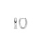 Ti Sento Milano Ti Sento Oorbellen 7759SI Zilver Ovale Oorringen