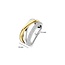 Ti Sento Milano Ti Sento Ring 12422ZY/56 Zilver Bi-color met Zirkonia Maat 56