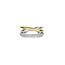 Ti Sento Milano Ti Sento Ring 12422ZY/56 Zilver Bi-color met Zirkonia Maat 56