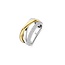 Ti Sento Milano Ti Sento Ring 12422ZY/56 Zilver Bi-color met Zirkonia Maat 56