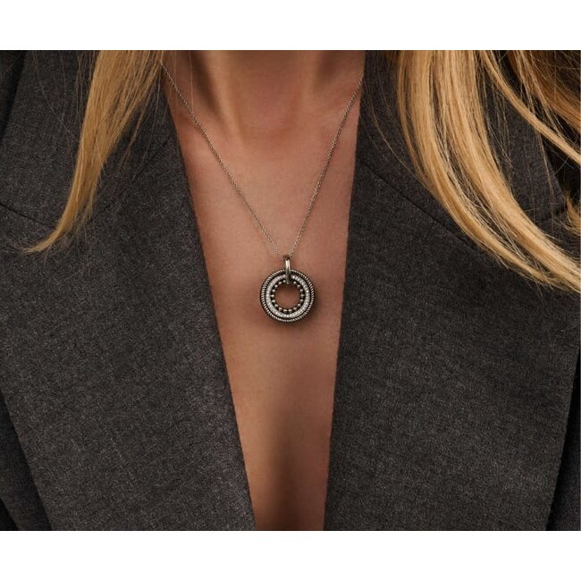 Ti Sento Milano Ti Sento Collier 6860ZI Zilver met Zirkonia 38-48cm