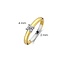 Ti Sento Milano Ti Sento ring 12212ZY/54 bi-color met gezette zirkonia
