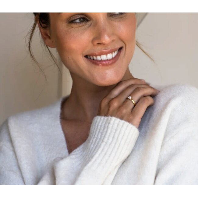 Ti Sento Milano Ti Sento ring 12212ZY/54 bi-color met gezette zirkonia