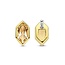 Ti Sento Milano Ti Sento Oorbellen 7944NU Zilver met Goude Plating en Roze Zirkonia 5mm x  4mm