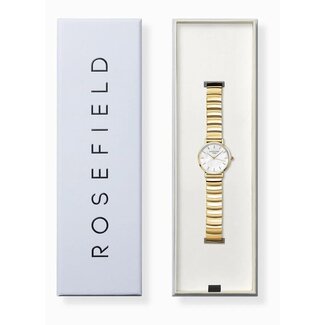 Rosefield Rosefield Horloge SEWDSG-SE03 MOP Half Moon Staal Bi Color Quartz 26mm
