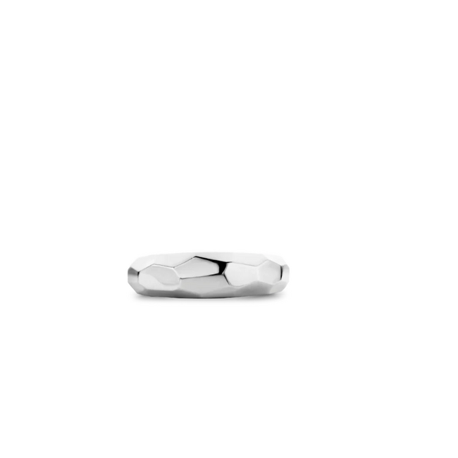 Ti Sento Milano Ti Sento Ring 12201SI/50 Zilver Abstract Design Maat 50
