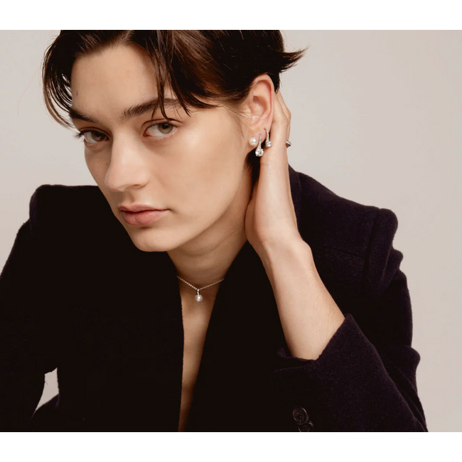 Ti Sento Milano Ti Sento Collier 34037PW/42 Zilver met Parel Hanger 38-48cm