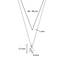 Ti Sento Milano Ti Sento Collier 34037PW/42 Zilver met Parel Hanger 38-48cm