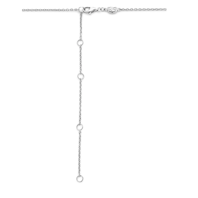 Ti Sento Milano Ti Sento Collier 34037PW/42 Zilver met Parel Hanger 38-48cm