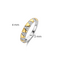 Ti Sento Milano Ti Sento Ring 12216ZY/54  Zilver Bi-color met Zirkonia Maat 54