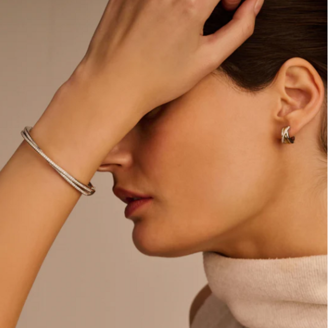 Ti Sento Milano Ti Sento Armband 23072ZI Zilver Bangle met Zirkonia