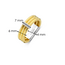 Ti Sento Milano Ti Sento Ring 12344ZY/54 Zilver 14k Geelgouden Plating Zirkonia