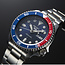 Seiko Seiko Horloge SRPD53K1 5 Sports Staal Automaat 100m Waterdicht met Blauw en Rood 42mm