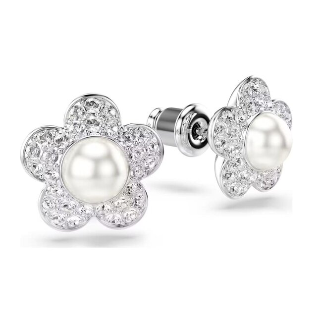 Swarovski Swarovski Oorbellen 5756098 Ariana Grande Zilverkleurig met Parel