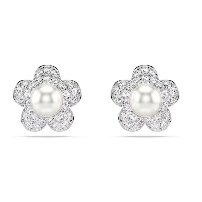 Swarovski Swarovski Oorbellen 5756098 Ariana Grande Zilverkleurig met Parel