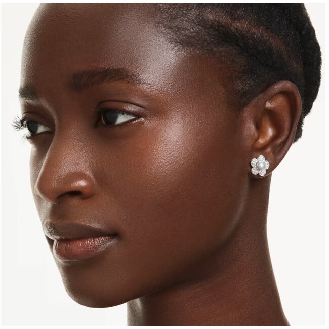 Swarovski Swarovski Oorbellen 5756098 Ariana Grande Zilverkleurig met Parel