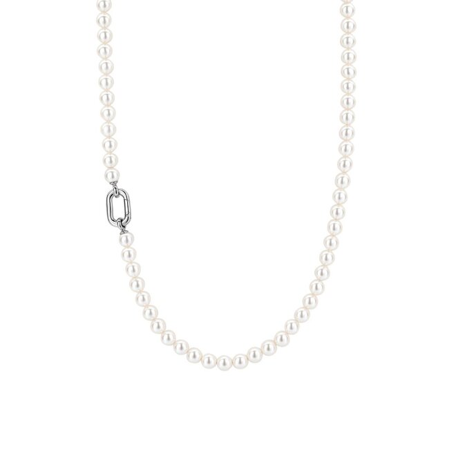Ti Sento Milano Ti Sento Collier 34050PW/45 Zilver met Parels 45cm